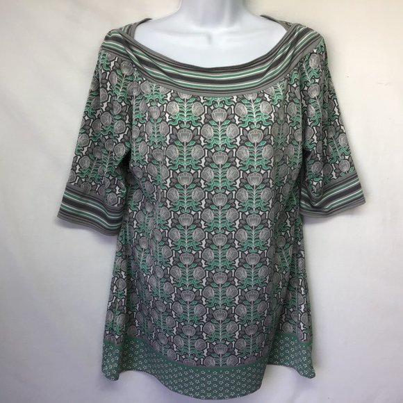 Max Studio Tops - Max Studio Women Boat Neck Tunic L